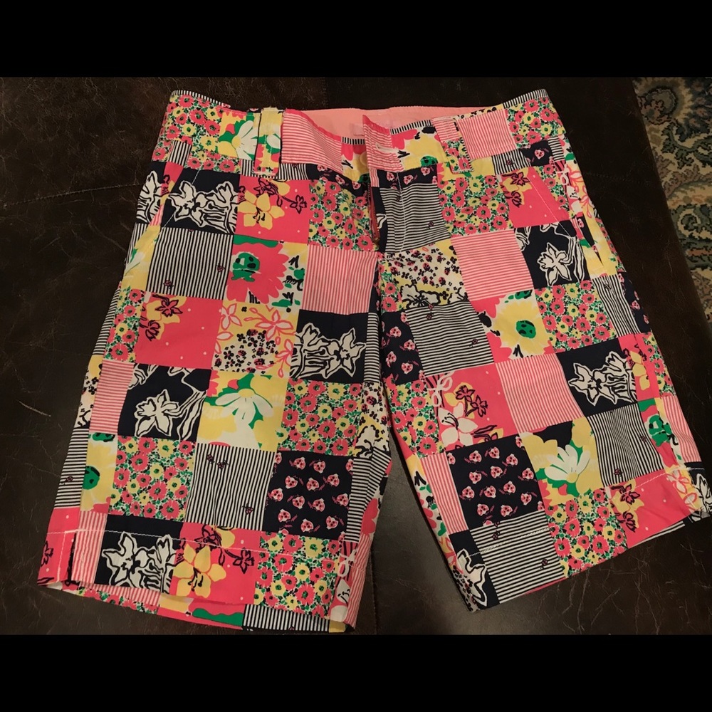 Lilly Pulitzer Patchwork Bermuda Shorts